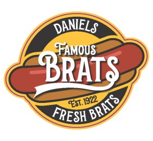 Daniels Famous Brats - Fresh Brats Logo